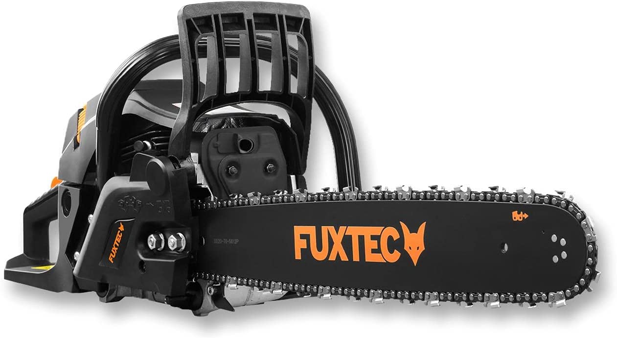 FUXTEC Benzin Kettensäge FX-KS262 – Motorsäge 2,85kw 61,5ccm Hubraum & EASY-Start