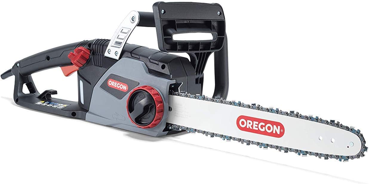 OREGON CS1400 - 2400W leistungsstarke Kettensäge Elektrisch mit 40 cm Kettenführung, 230-V-Motor, ControlCut-Technologie, Kabelgebundene Kettensäge Elektro, Leise und Leicht